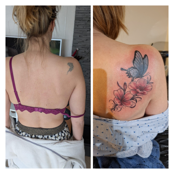 Recouvrement de tatouage Louviers